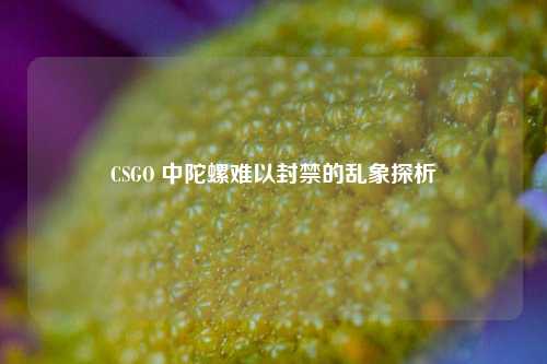 CSGO 中陀螺难以封禁的乱象探析