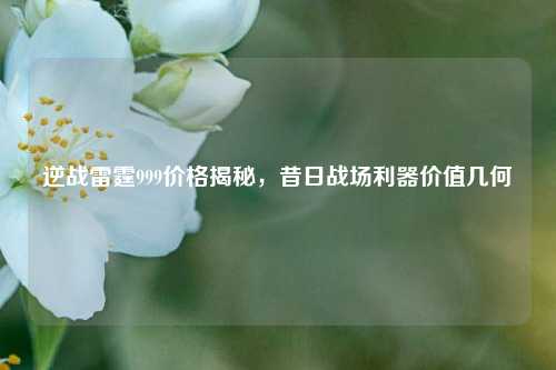 逆战雷霆999价格揭秘，昔日战场利器价值几何