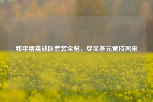 和平精英战队套装全览，尽显多元竞技风采