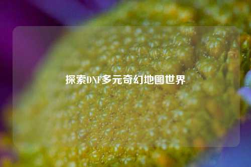 探索DNF多元奇幻地图世界